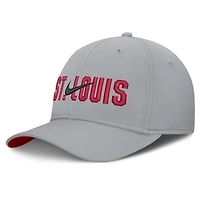 Men's Nike  Gray St. Louis Cardinals Primetime Rise Dri-FIT Flex Hat