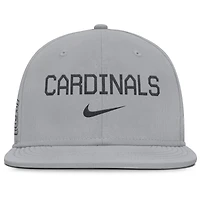 Men's Nike Gray St. Louis Cardinals True Performance Fitted Hat