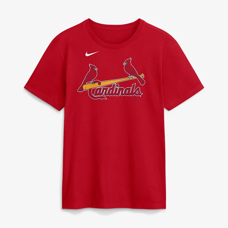 T-shirt Nike pour homme JJ Wetherholt rouge des Cardinals de Saint-Louis, avec nom et numéro