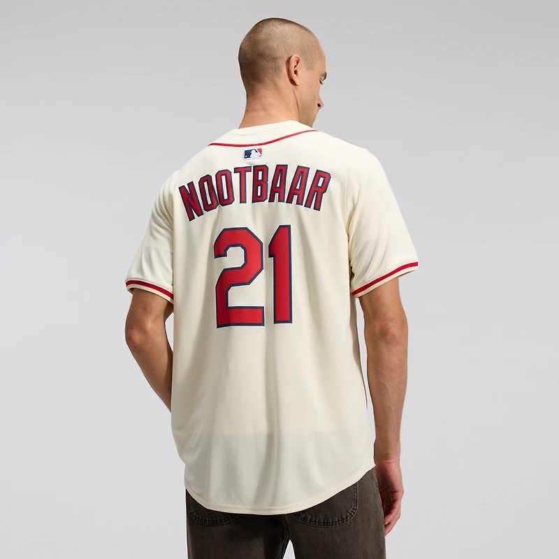 Men's Nike Lars Nootbaar Cream St. Louis Cardinals Alternate 2 Limited Jersey
