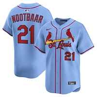 Men's Nike Lars Nootbaar Light Blue St. Louis Cardinals Alternate Limited Jersey