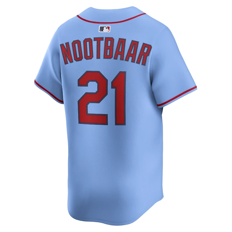 Men's Nike Lars Nootbaar Light Blue St. Louis Cardinals Alternate Limited Jersey