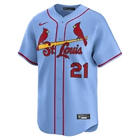 Maillot Nike Lars Nootbaar blanc pour homme, édition limitée, domicile des Cardinals de Saint-Louis