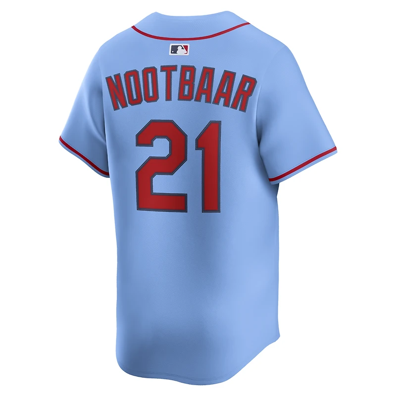 Men's Nike Lars Nootbaar White St. Louis Cardinals Home Limited Player Jersey