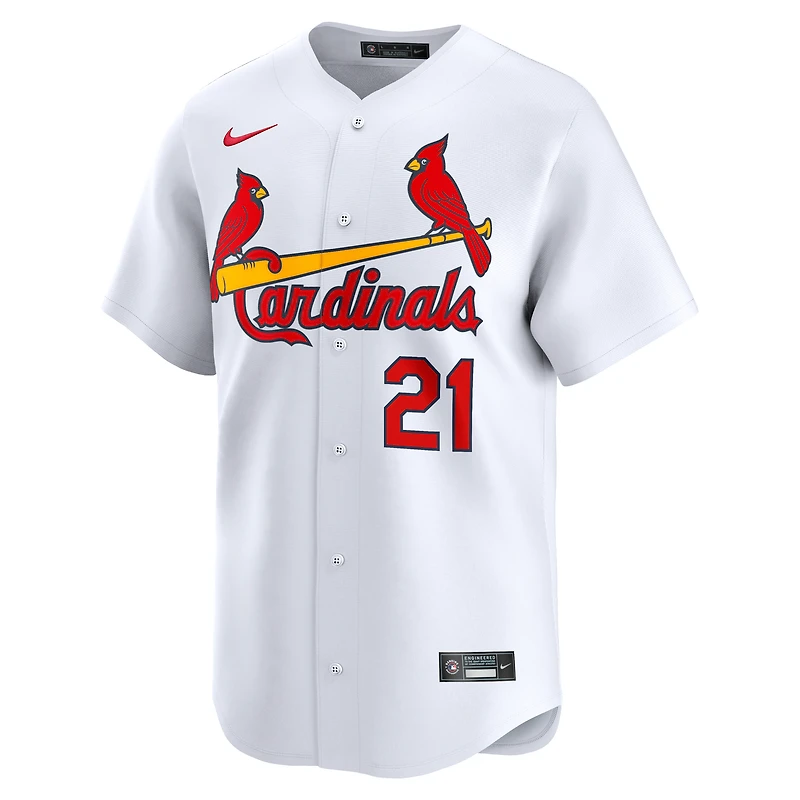 Maillot de joueur Nike Lars Nootbaar blanc St. Louis Cardinals Home Limited pour homme