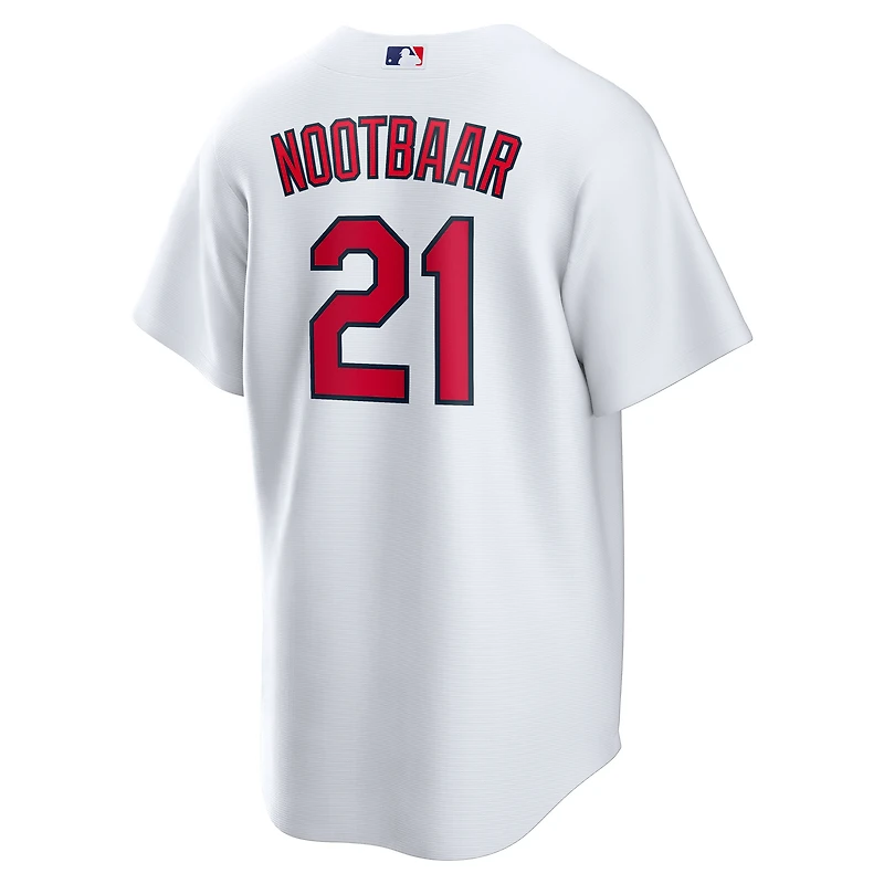 Men's Nike Lars Nootbaar White St. Louis Cardinals Home Replica Jersey