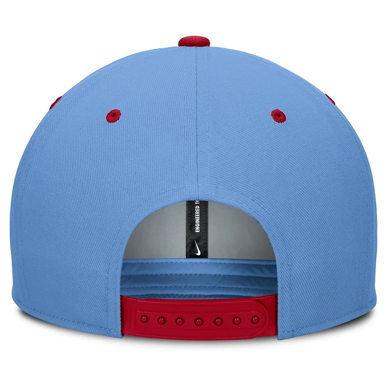 Men's Nike Light Blue/Red St. Louis Cardinals Cooperstown Collection Pro Dri-FIT Snapback Hat