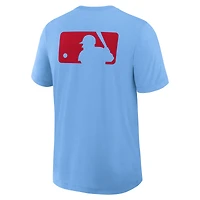 T-shirt Nike bleu clair pour homme St. Louis Cardinals Authentic Collection Early Work Tri-Blend Dri-FIT
