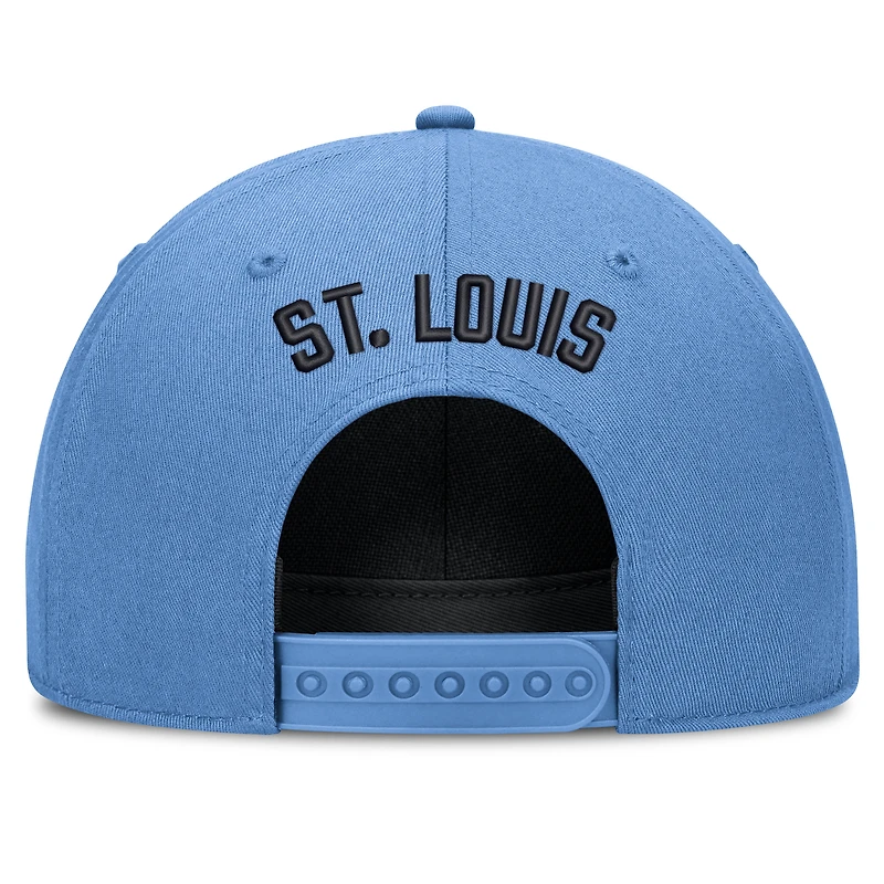 Casquette ajustable Nike bleu clair St. Louis Cardinals Cooperstown Rise pour homme
