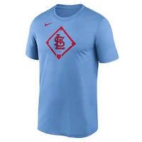 T-shirt Nike Icon Legend Performance bleu clair pour homme des Cardinals de Saint-Louis