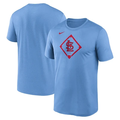T-shirt Nike Icon Legend Performance bleu clair pour homme des Cardinals de Saint-Louis