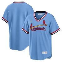 Maillot de l'équipe Nike St. Louis Cardinals Road Cooperstown Collection bleu clair pour homme