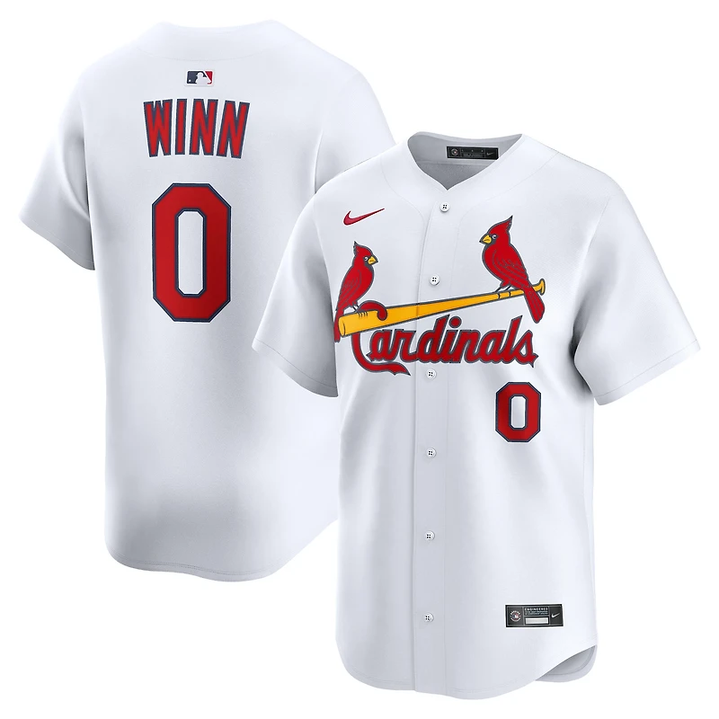 Maillot Nike Masyn Winn blanc pour homme, édition limitée, domicile des Cardinals de St. Louis