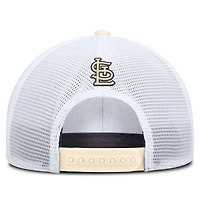 Men's Nike Natural/White St. Louis Cardinals Rise Dri-FIT Trucker Adjustable Hat​