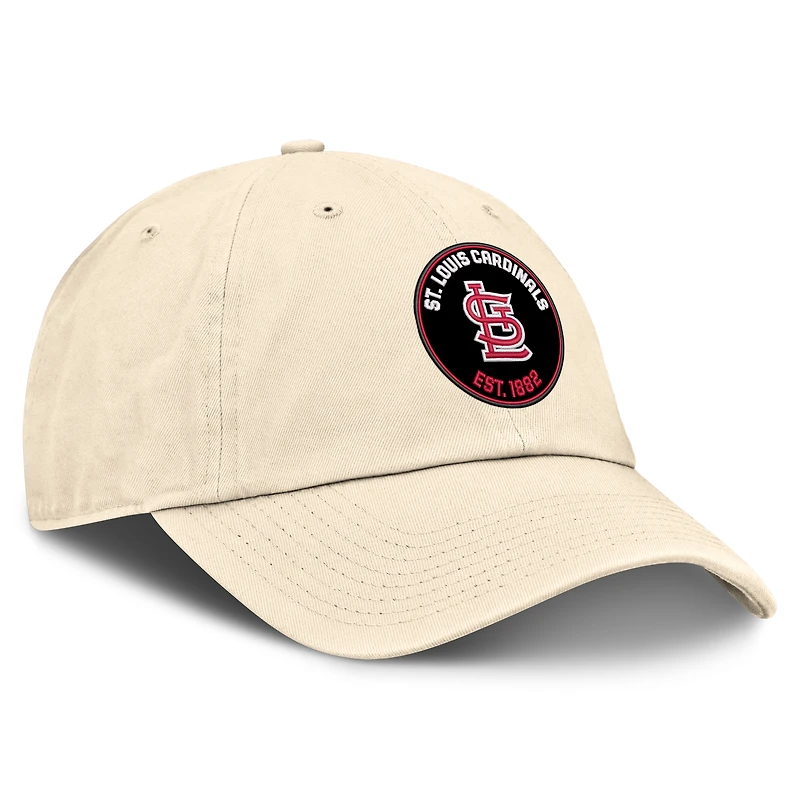 Men's Nike Natural St. Louis Cardinals Cooperstown Collection Club Adjustable Hat