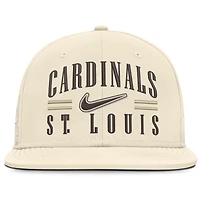 Men's Nike Natural St. Louis Cardinals True Dri-FIT AeroBill Fitted Hat