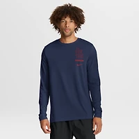T-shirt à manches longues Nike Dri-FIT Legend 2-Hit bleu marine pour homme