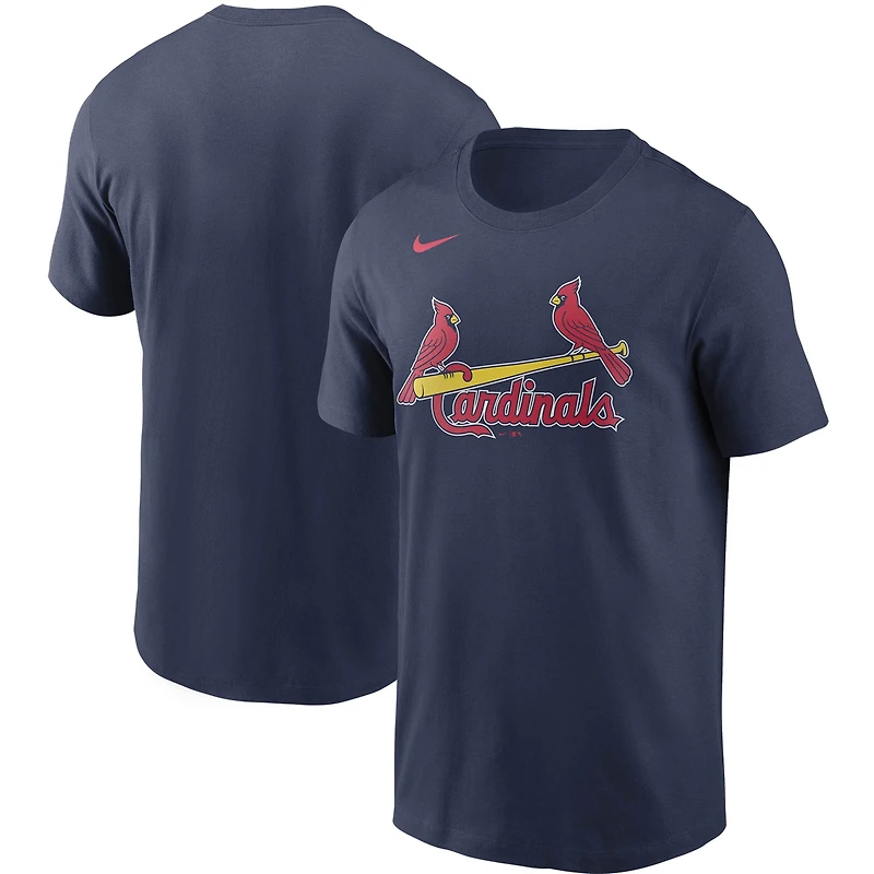 T-shirt Nike St. Louis Cardinals Team Wordmark pour homme - Bleu marine
