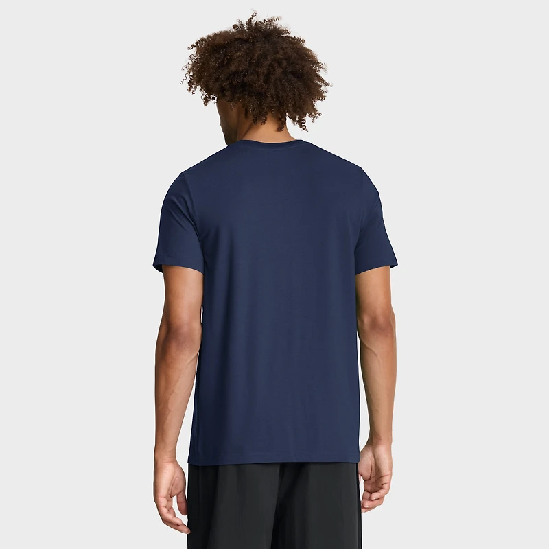 Men's Nike Navy St. Louis Cardinals Tri-Blend Logo T-Shirt