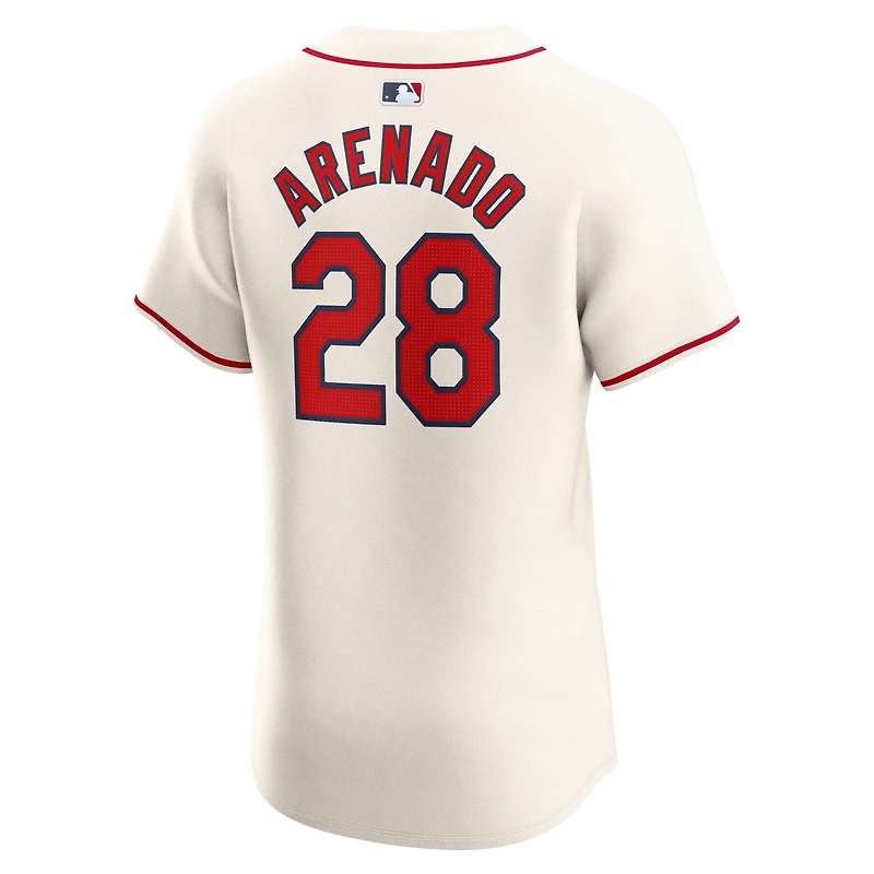 Men's Nike Nolan Arenado Cream St. Louis Cardinals Alternate Elite Player Jersey