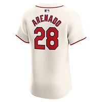Men's Nike Nolan Arenado Cream St. Louis Cardinals Alternate Elite Player Jersey