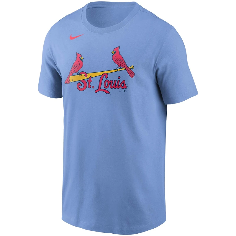 T-shirt avec nom et numéro des Cardinals de Saint-Louis Nike Paul Goldschmidt pour homme, bleu clair