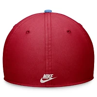 Casquette de performance Nike rouge/bleu clair St. Louis Cardinals Cooperstown Collection Rewind Swooshflex pour hommes