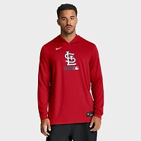Men's Nike Red St. Louis Cardinals Authentic Collection Dri-FIT Long Sleeve Hooded T-Shirt