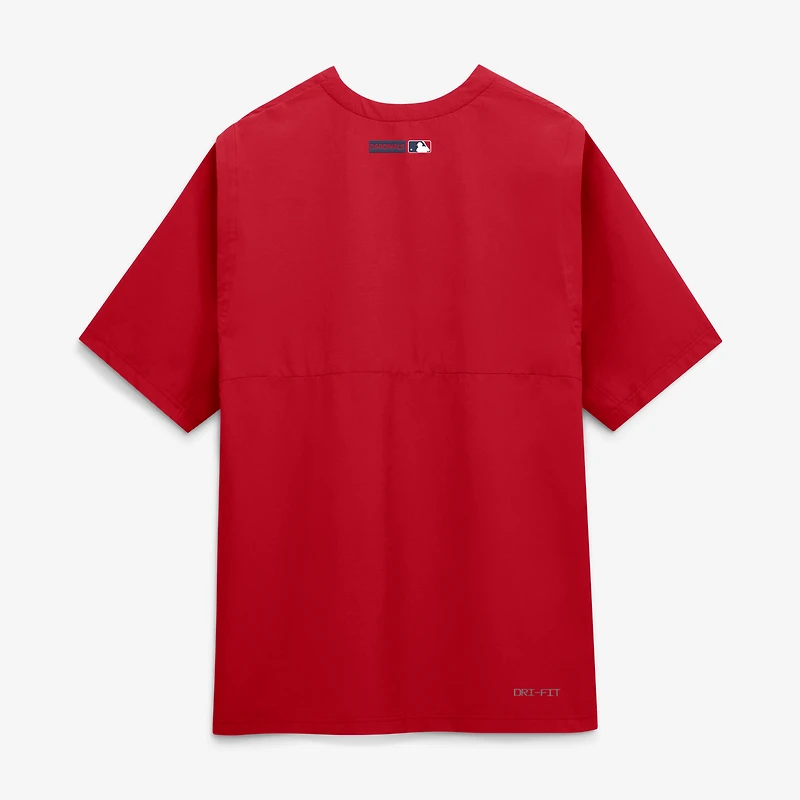 Coupe-vent Nike rouge St. Louis Cardinals Authentic Collection Dri-FIT pour homme