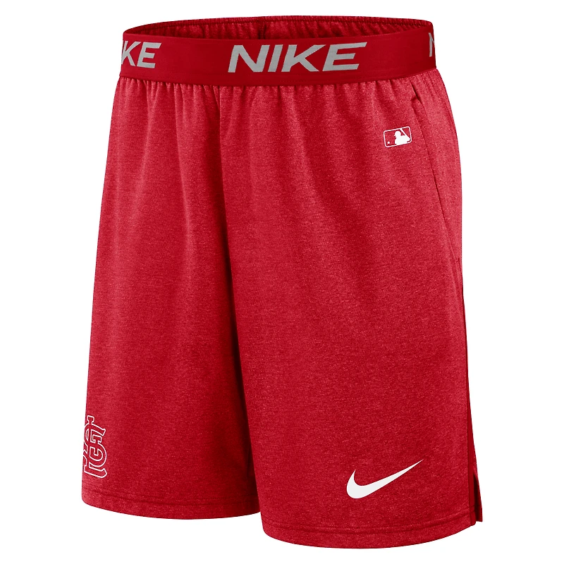 Men's Nike Red St. Louis Cardinals Authentic Collection Performance Knit Shorts