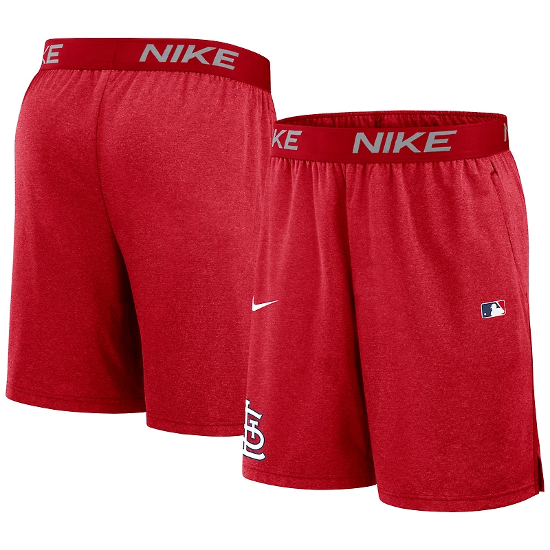 Men's Nike Red St. Louis Cardinals Authentic Collection Performance Knit Shorts