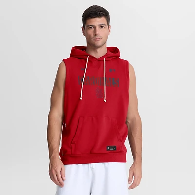 Men's Nike Red St. Louis Cardinals Authentic Collection Standard Issue Dri-FIT Sleeveless Hoodie