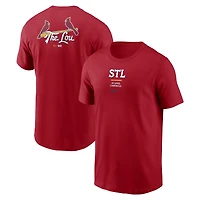 T-shirt Nike rouge St. Louis Cardinals City Connect 2-Hit pour homme