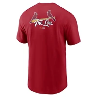 T-shirt Nike rouge St. Louis Cardinals City Connect 2-Hit pour homme