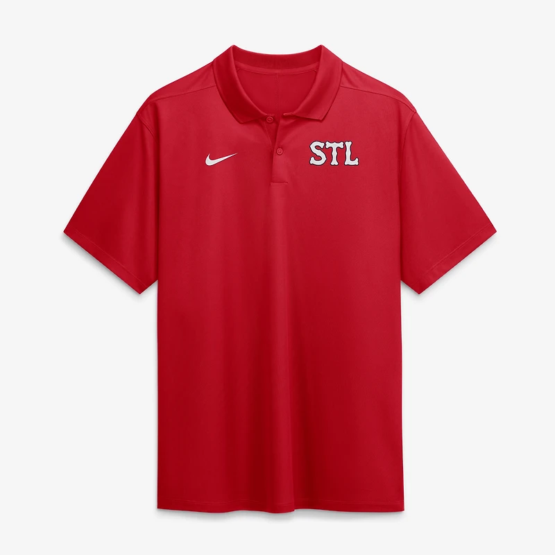 Men's Nike Red St. Louis Cardinals City Connect Victory Dri-FIT Polo