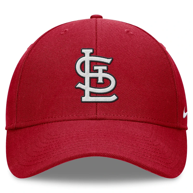 Casquette ajustable Nike St. Louis Cardinals Club Performance pour homme, rouge