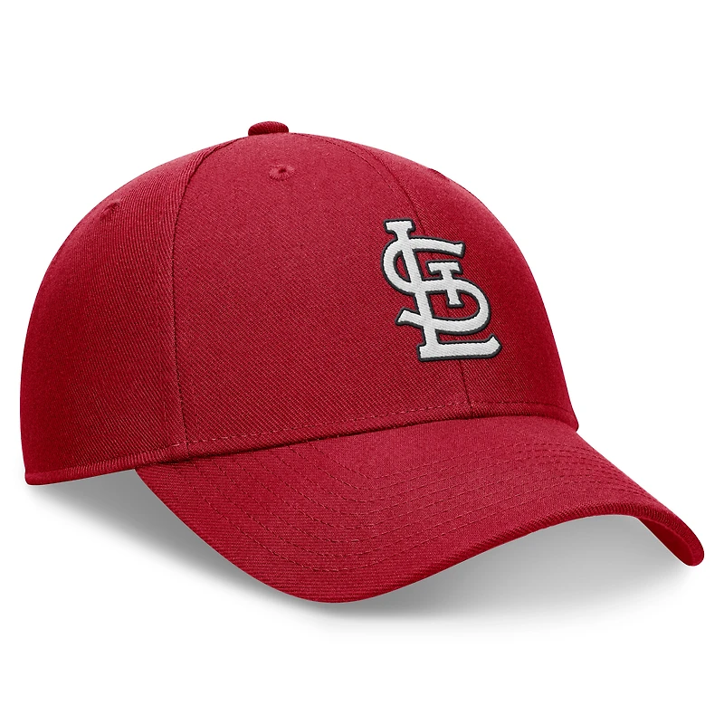 Casquette ajustable Nike St. Louis Cardinals Club Performance pour homme, rouge