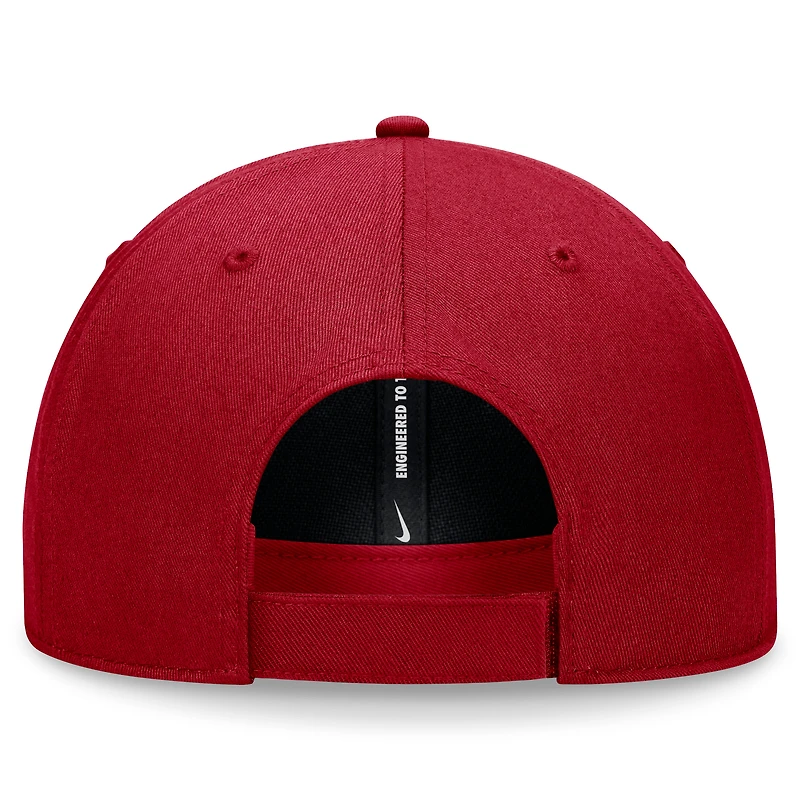 Casquette ajustable Nike St. Louis Cardinals Club Performance pour homme, rouge