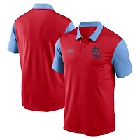 Polo Nike rouge de la collection Cooperstown des Cardinals St. Louis pour hommes
