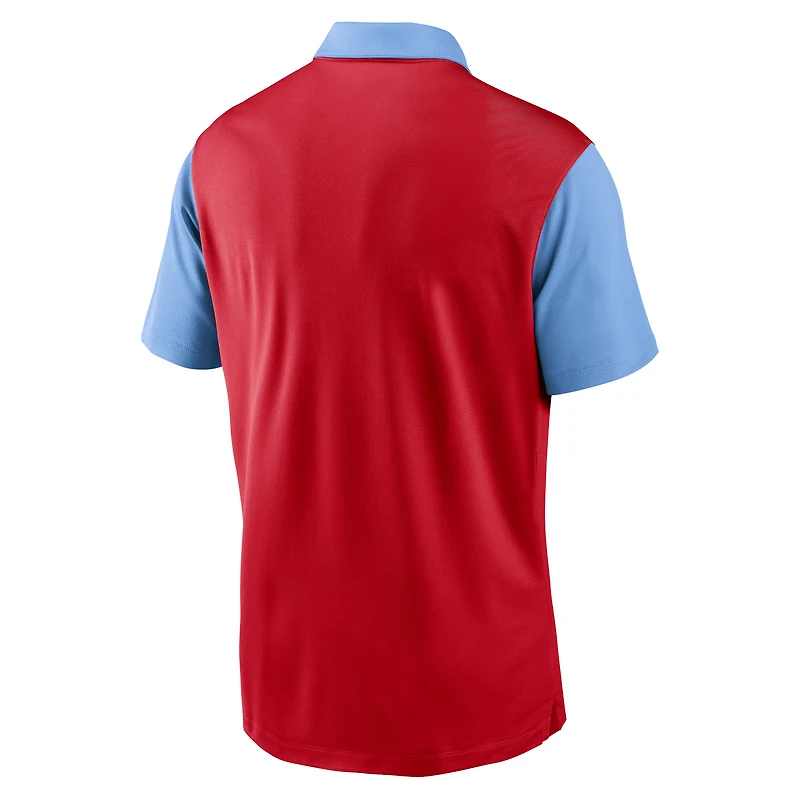 Polo Nike rouge de la collection Cooperstown des Cardinals St. Louis pour hommes
