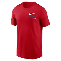 T-shirt rouge St. Louis Cardinals Over the Shoulder Nike pour homme