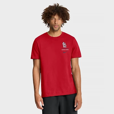 T-shirt Nike rouge pour homme St. Louis Cardinals Primetime 2-Hit