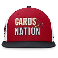 Casquette Snapback Nike Pro Trucker rouge pour homme des Cardinals de St. Louis