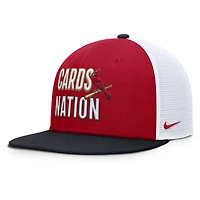 Men's Nike  Red St. Louis Cardinals Pro Trucker Snapback Hat