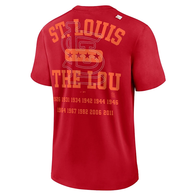 T-shirt rouge pour homme St. Louis Cardinals Statement Game Over Nike