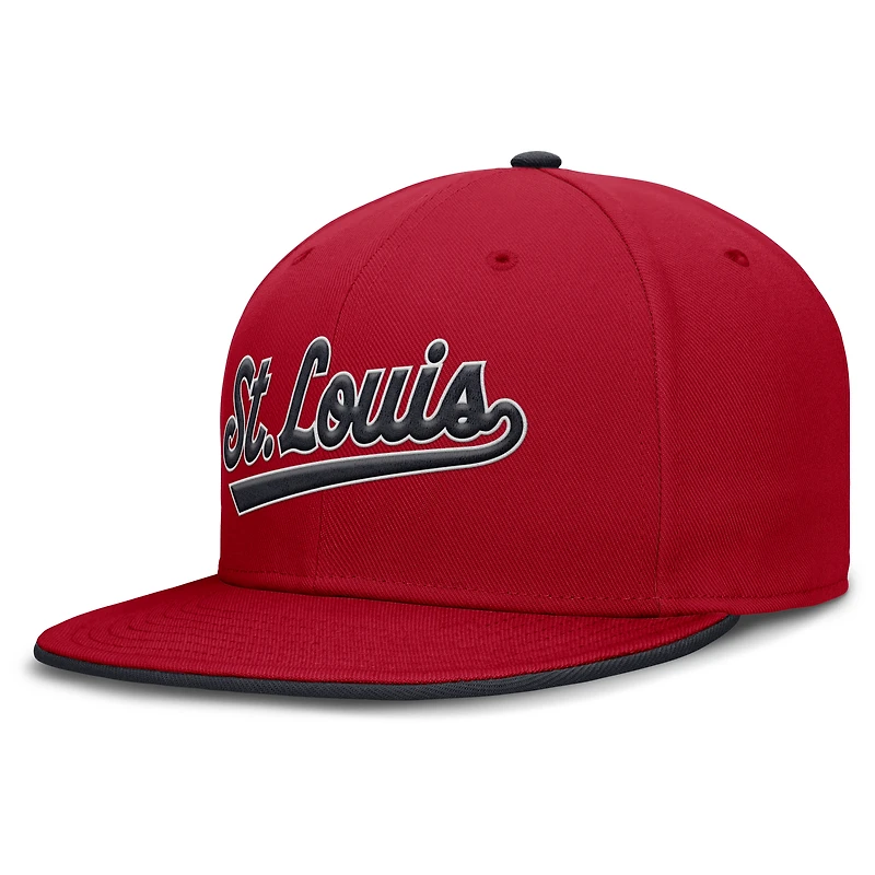Men's Nike Red St. Louis Cardinals True Performance Fitted Hat