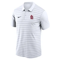Polo Nike blanc St. Louis Cardinals Authentic Collection Victory Dri-FIT pour homme
