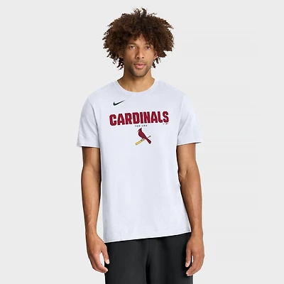 Men's Nike White St. Louis Cardinals Bold Team Name T-Shirt