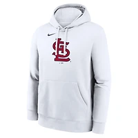 Men's Nike White St. Louis Cardinals Logo Club Hoodie