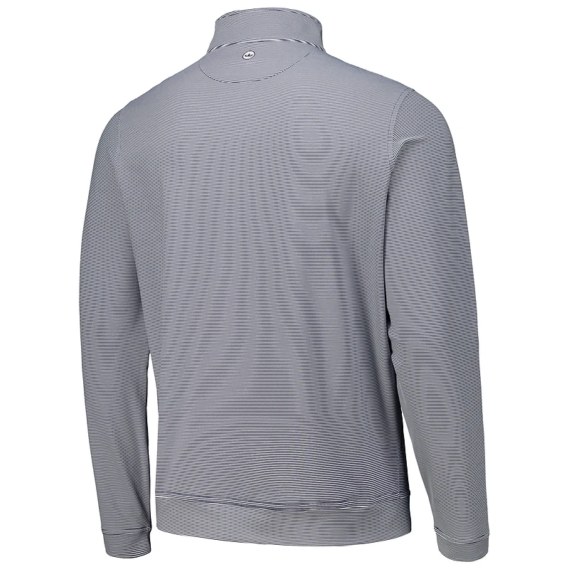 Haut à quart de zip Peter Millar Navy St. Louis Cardinals Perth Sugar Stripe Performance pour hommes